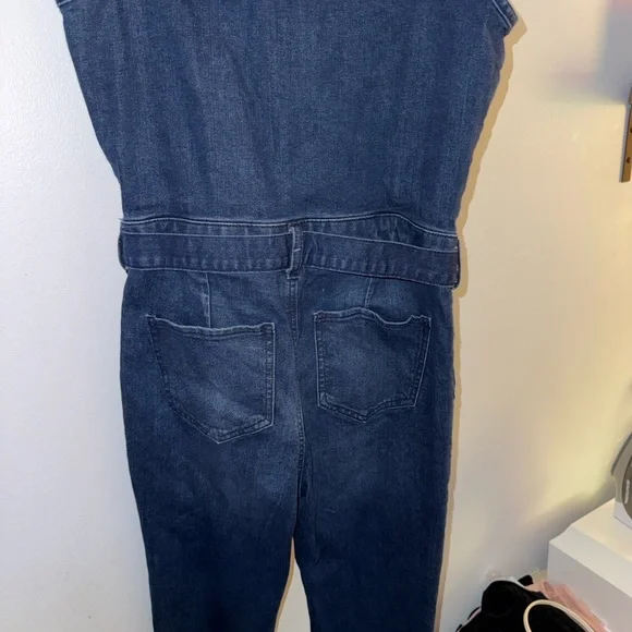 Rewash Classic Blue Denim Jumpsuit - Picture 5 of 7